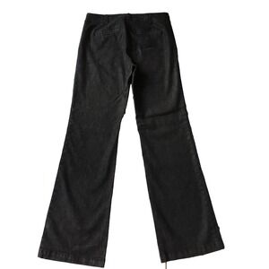 Talbots Bootcut Trouser Jeans Women 8 29 Signature Denim Pant Black 32.5" Inseam